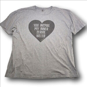 Women's Next Level Apparel Gray Black Graphic Tee 3X